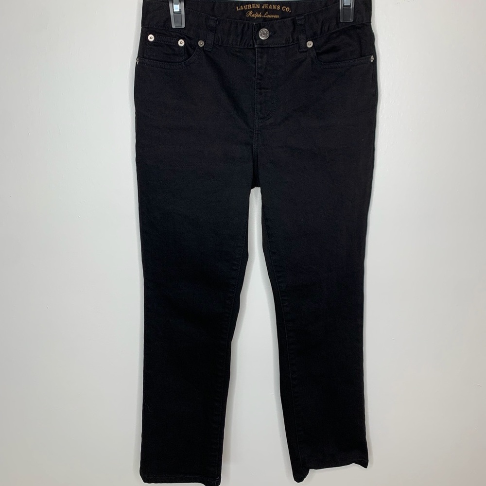 Black Lauren Ralph Lauren Classic Straight Jeans